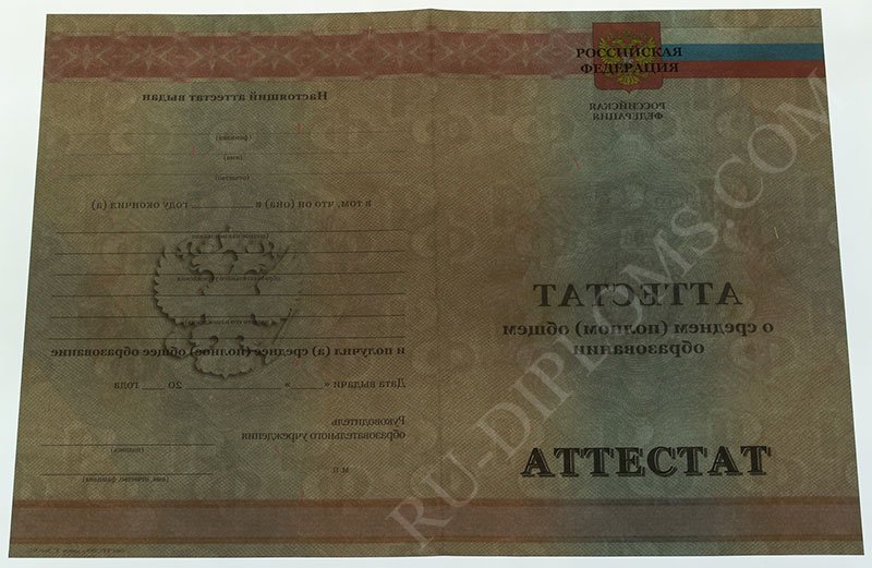 Аттестат о среднем (полном) образовании 2010-2013 год  Аттестат о среднем (полном) образовании 2010-2013 год